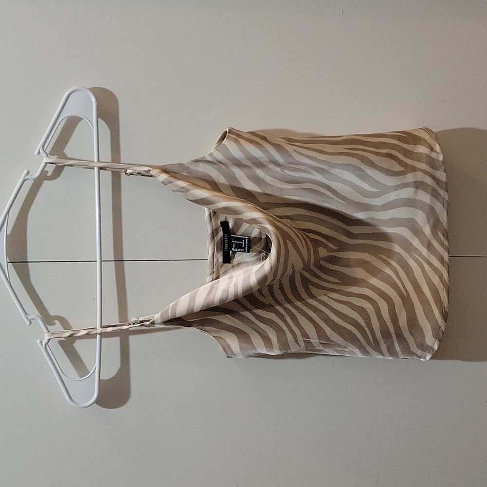 F21 Zebra striped cami